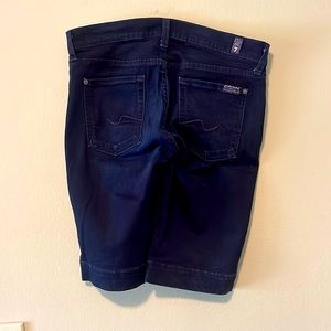 Seven for all Mankind size 27 knee length blue Jean women’s shorts